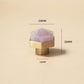 Faceted Crystal Cabinet Pulls and Knobs, Brass / Copper Finish