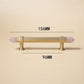 Faceted Crystal Cabinet Pulls and Knobs, Brass / Copper Finish