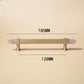 Faceted Crystal Cabinet Pulls and Knobs, Brass / Copper Finish
