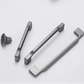Slim Square Bar Cabinet Pulls and Matching Knobs