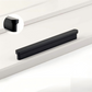Rounded-End Aluminum Alloy Cabinet Handles for Kitchen Cabinets