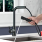 Nordiva Pull-Out Kitchen Faucet with High-Arc Spout and Dual-Mode Sprayer