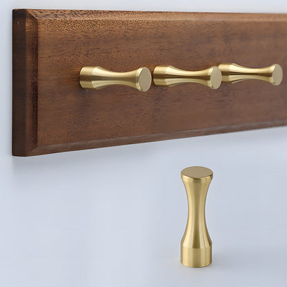 Modern Solid Brass Wall Pegs for Coats & Bags