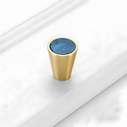 Colored Inset Cabinet Knobs for Wardrobes and Drawers