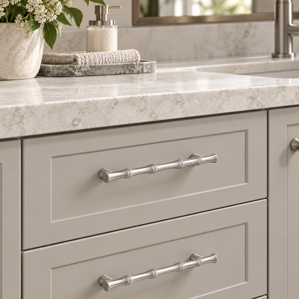 Bamboo Cabinet Pulls and T-Bar Knobs