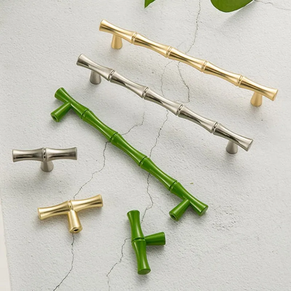 Bamboo Cabinet Pulls and T-Bar Knobs