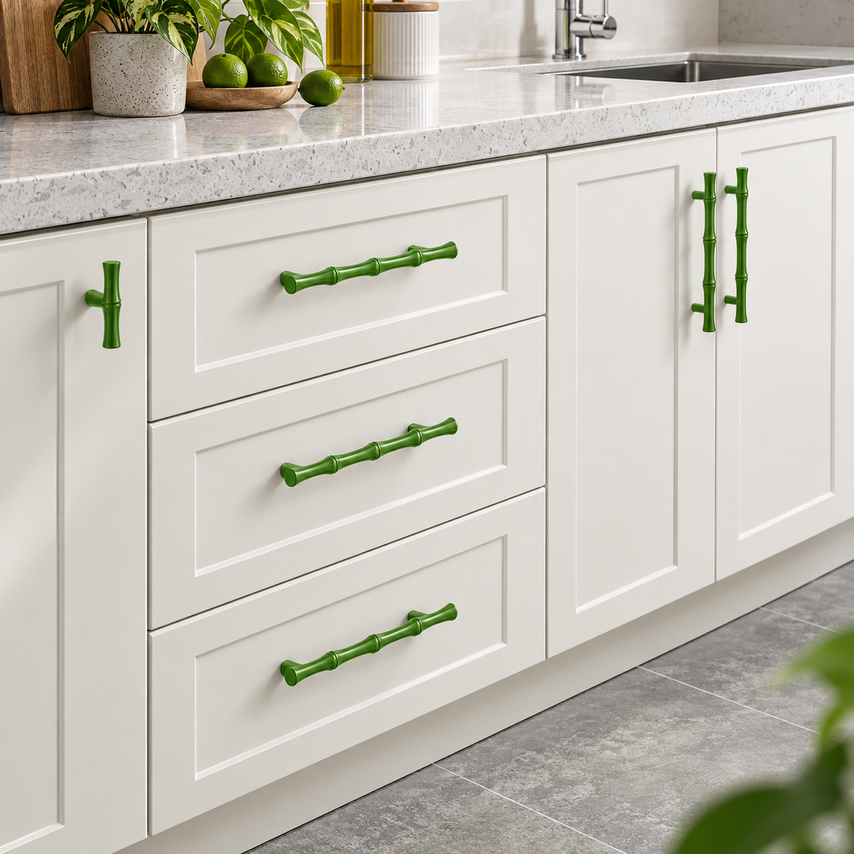 Bamboo Cabinet Pulls and T-Bar Knobs