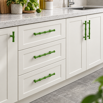 Bamboo Cabinet Pulls and T-Bar Knobs