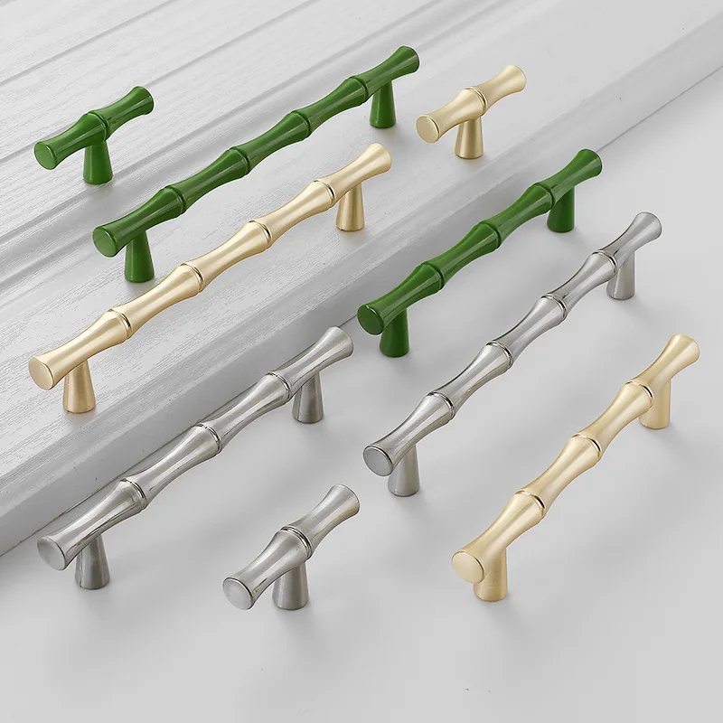 Bamboo Cabinet Pulls and T-Bar Knobs