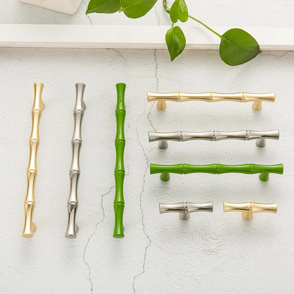 Bamboo Cabinet Pulls and T-Bar Knobs