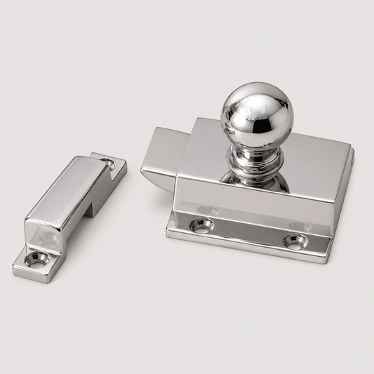 Bexley Square Turn Brass Cabinet Latch