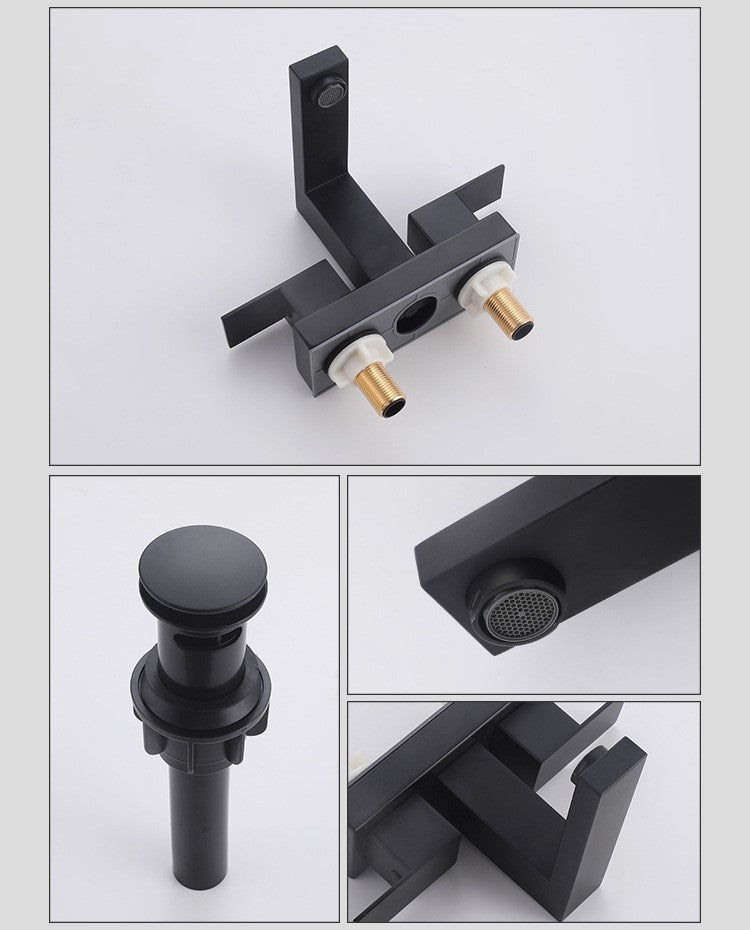 Black or brushed brass