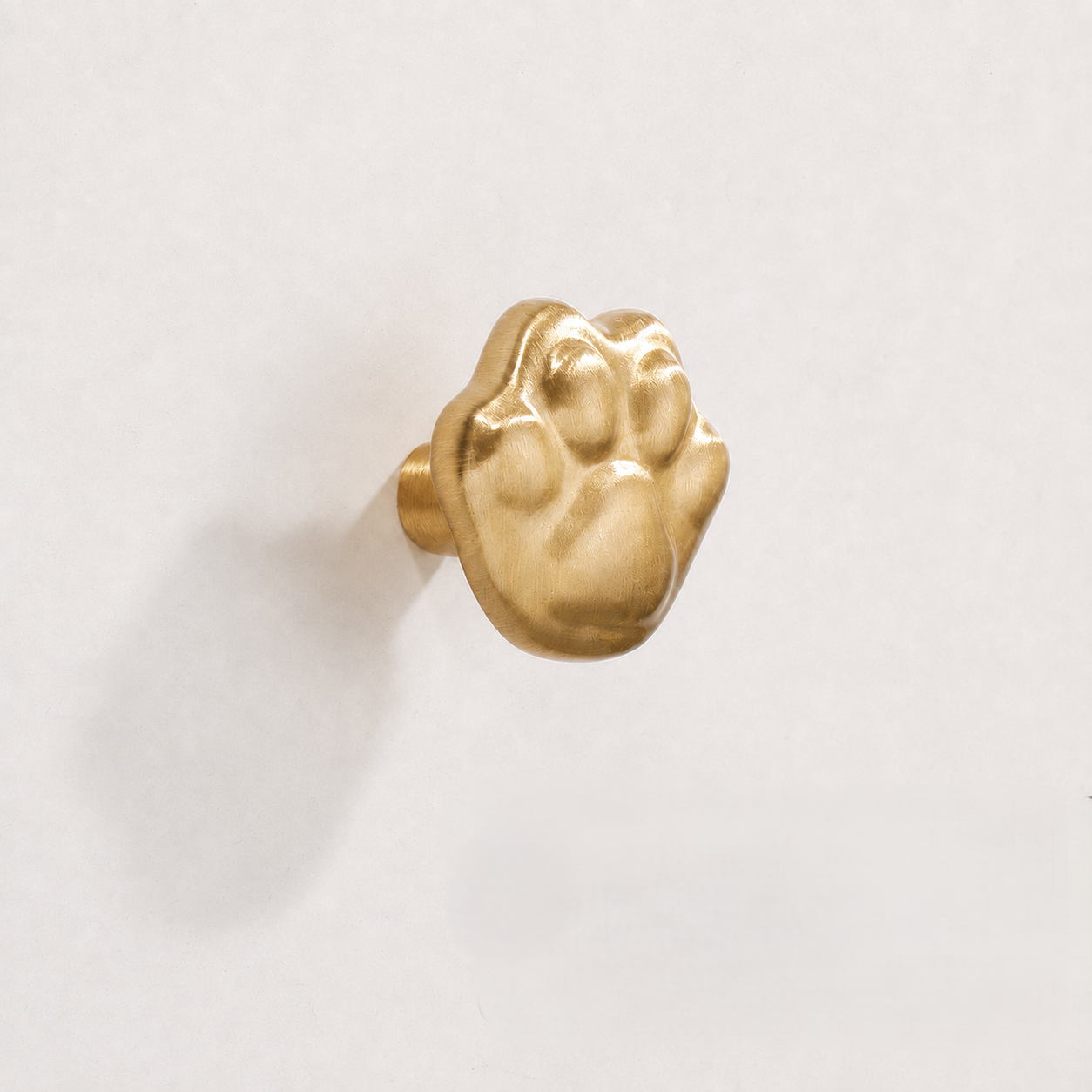 Brass Cat Paw Cabinet Knob