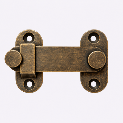 Brassivo Hasp Solid Brass Cabinet Latch