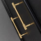 Brushed Gold Knurled Pulls for Cabinets and Drawers