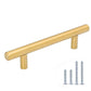 10 Pack Brushed Gold Stainless Steel Cabinet Pulls