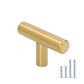 10 Pack Brushed Gold Stainless Steel Cabinet Pulls