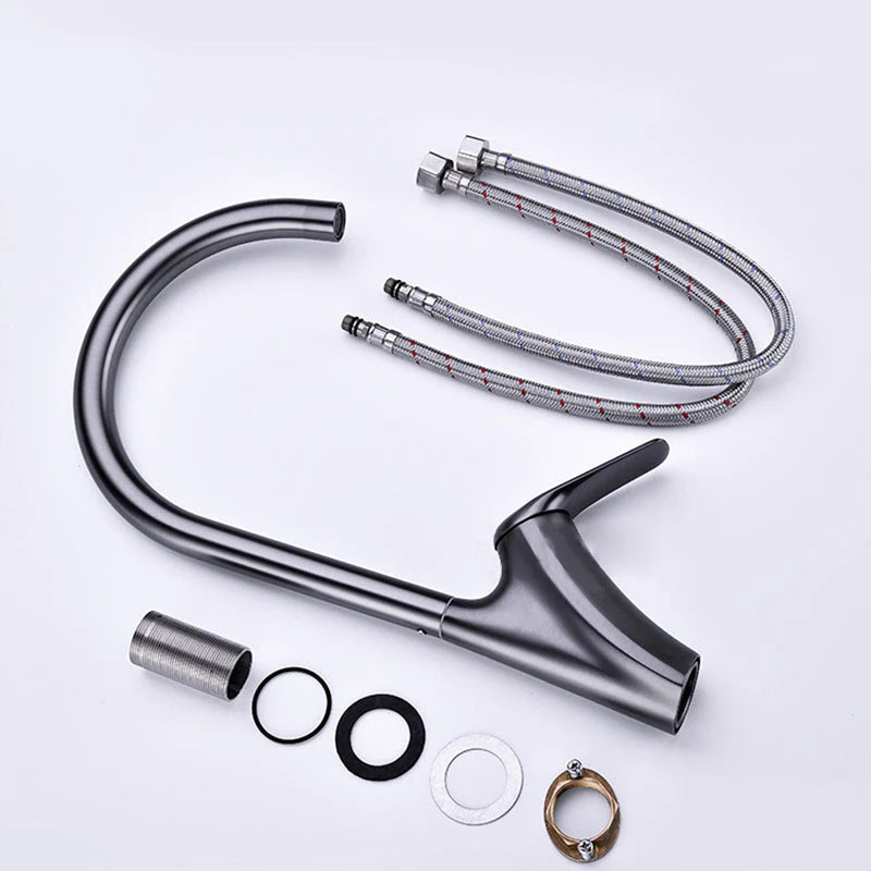 Brushed 360° Swivel Hot and Cold Kitchen Faucet - What is included