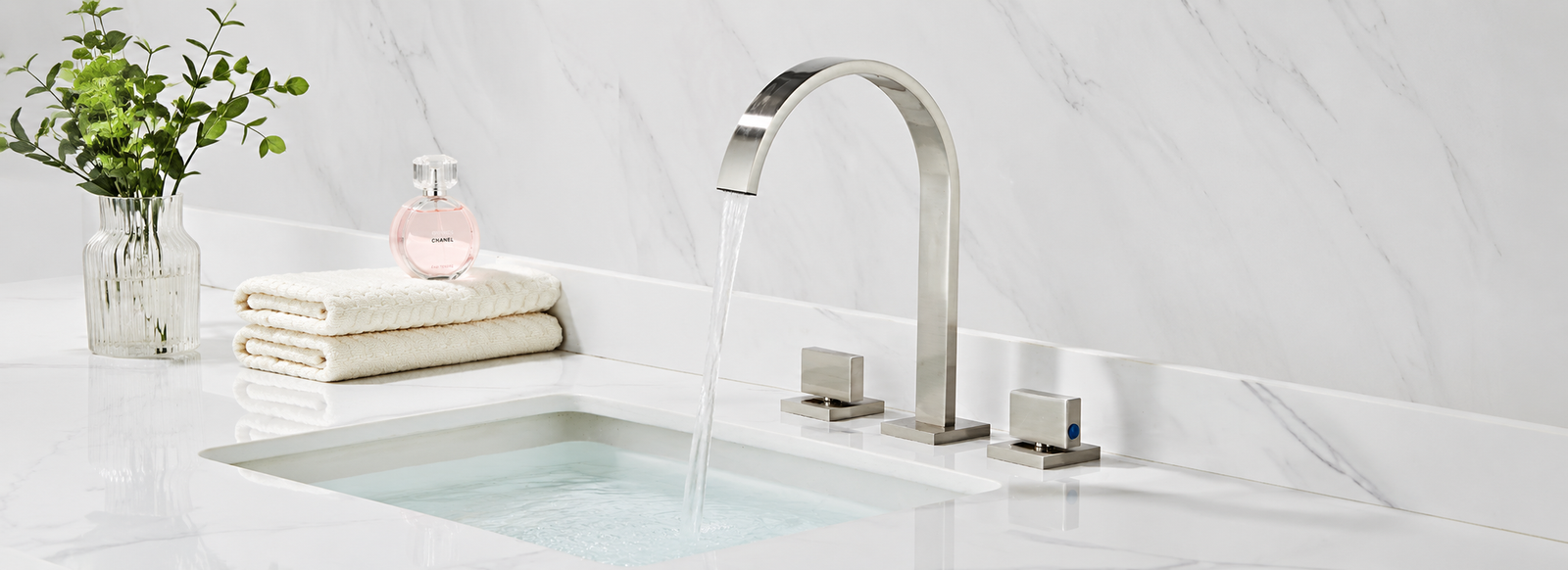 Brushed Nickel Bathroom Faucets