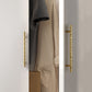 Hammered Round Brass Cabinet Pulls in Gold