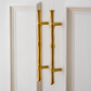 Bamboo Style Brass Cabinet Pulls and Knobs