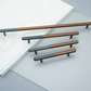 Two-Tone Striped Cabinet Pulls and Knobs