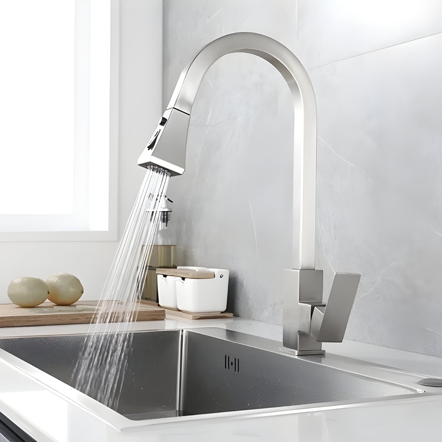 CHOOSE THE FINISH THAT FITS YOUR KITCHEN.