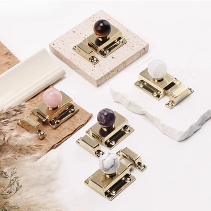 Elara Crystal Turn Cabinet Latch