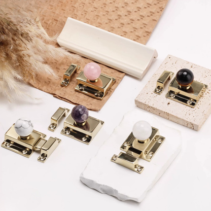 Elara Crystal Turn Cabinet Latch