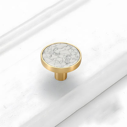 Colored Inset Cabinet Knobs for Wardrobes and Drawers