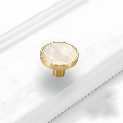 Colored Inset Cabinet Knobs for Wardrobes and Drawers