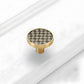 Colored Inset Cabinet Knobs for Wardrobes and Drawers