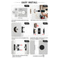 Round Pocket Door Lock for Interior Sliding Doors