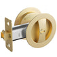 Round Pocket Door Lock for Interior Sliding Doors