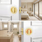 Round Pocket Door Lock for Interior Sliding Doors
