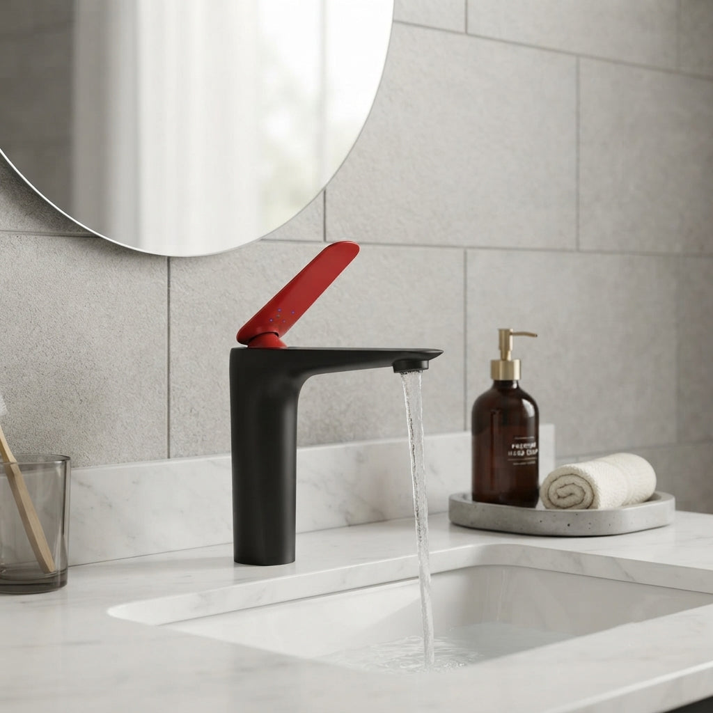 Clean mounting with one faucet hole