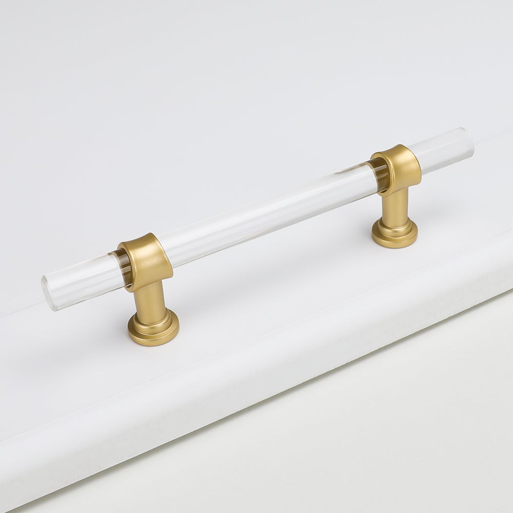 Clear Acrylic Cabinet Pulls and T-Bar Knobs