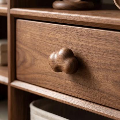 Cloud-Shaped Wood Cabinet Knob for Dressers and Cabinets