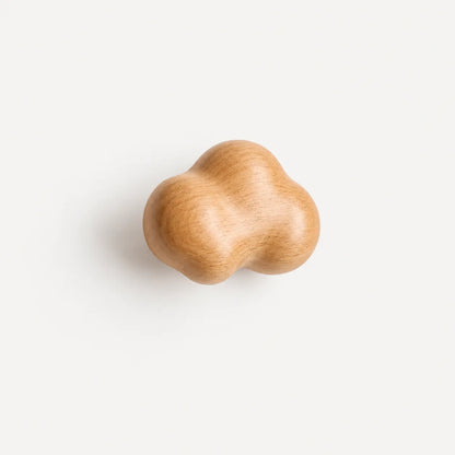 Cloud-Shaped Wood Cabinet Knob for Dressers and Cabinets