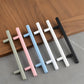 Colorful Aluminum Alloy Round Bar Cabinet Pulls