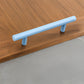 Colorful Aluminum Alloy Round Bar Cabinet Pulls