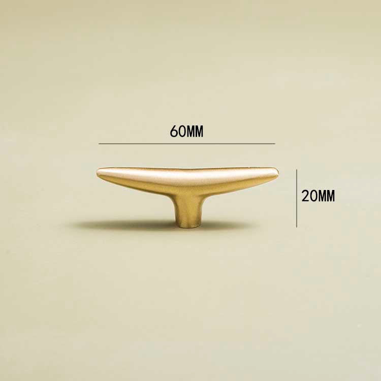 Comforsyco 1Modernist Soild Gold Brass Cabinet Handles And Kitchen Cupboard Knobs