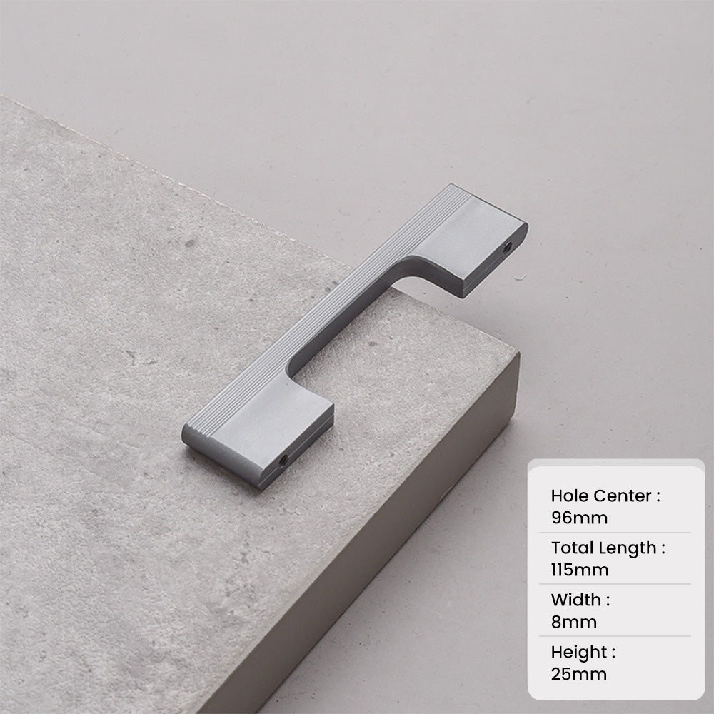 Comforsyco Aluminum Alloy Extended Cabinet Pulls Drawer Knobs for Kitchen