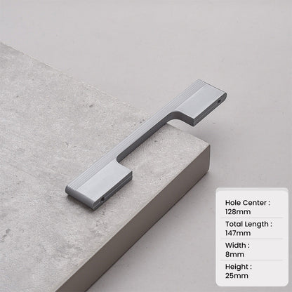 Comforsyco Aluminum Alloy Extended Cabinet Pulls Drawer Knobs for Kitchen