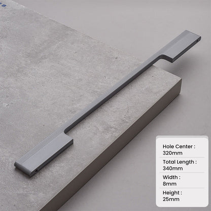 Comforsyco Aluminum Alloy Extended Cabinet Pulls Drawer Knobs for Kitchen