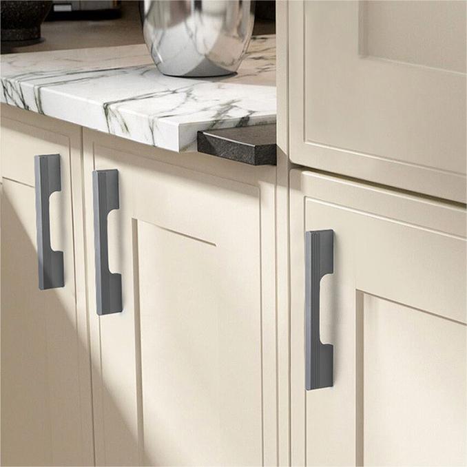 Comforsyco Aluminum Alloy Extended Cabinet Pulls Drawer Knobs for Kitchen