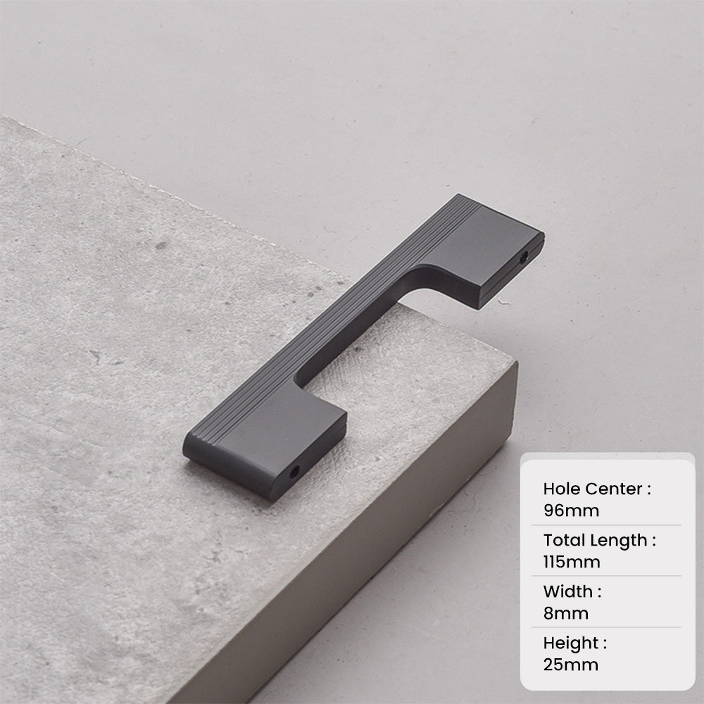 Comforsyco Aluminum Alloy Extended Cabinet Pulls Drawer Knobs for Kitchen