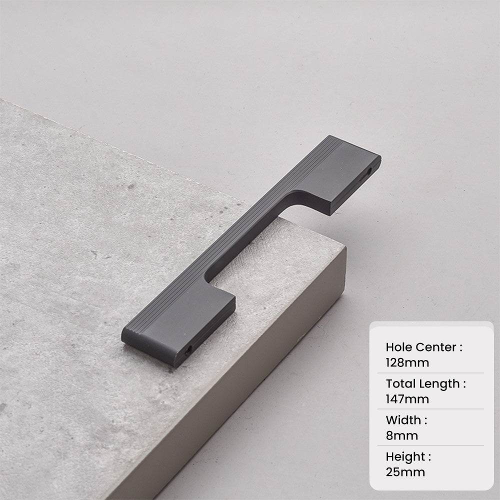 Comforsyco Aluminum Alloy Extended Cabinet Pulls Drawer Knobs for Kitchen