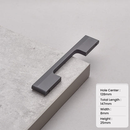 Comforsyco Aluminum Alloy Extended Cabinet Pulls Drawer Knobs for Kitchen