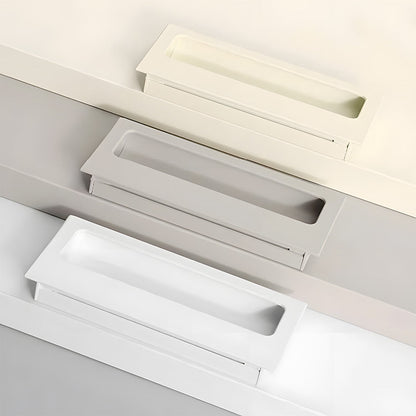 Comforsyco Aluminum Alloy Recessed Flush Finger Pulls for Sliding Doors